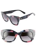 Women's Kate Spade New York Jalena 49mm Gradient Sunglasses - Dark Maroon