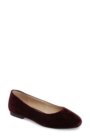 Women's Botkier Camilla Flat M - Burgundy