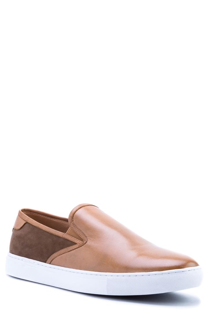 Men's Zanzara Duchamps Slip-on Sneaker M - Brown