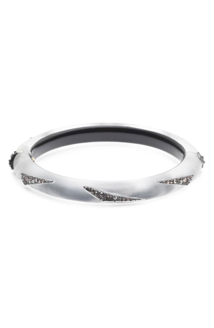 Women's Alexis Bittar Crystal Encrusted Origami Inlay Bangle
