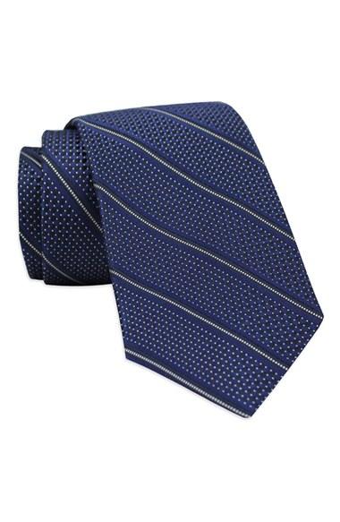 Men's Gitman Stripe Woven Silk Tie, Size - Blue
