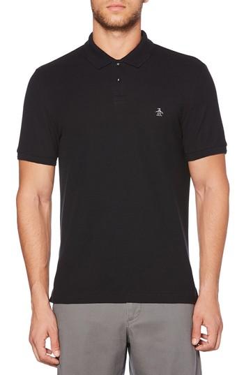 Men's Original Penguin Daddy-o Pique Polo - Black