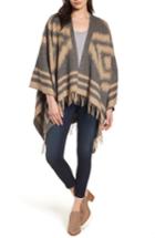 Women's Frye Roper Wool Wrap, Size - Brown