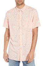 Men's The Rail Print Woven Shirt, Size - Pink