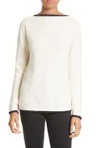 Women's Derek Lam 10 Crosby Cotton & Cashmere Crisscross Sweater