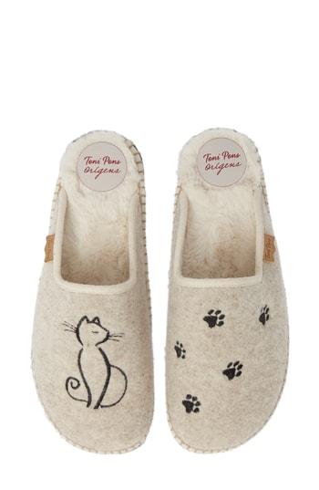 Women's Toni Pons Mysen Faux Fur Lined Espadrille Slipper .5-6us / 36eu - White