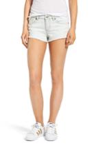 Women's Rvca 'hello Mellow' Cutoff Denim Shorts - Blue