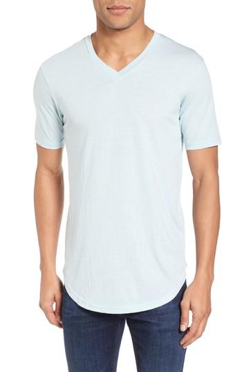 Men's Goodlife Scallop Triblend V-neck T-shirt, Size - Blue
