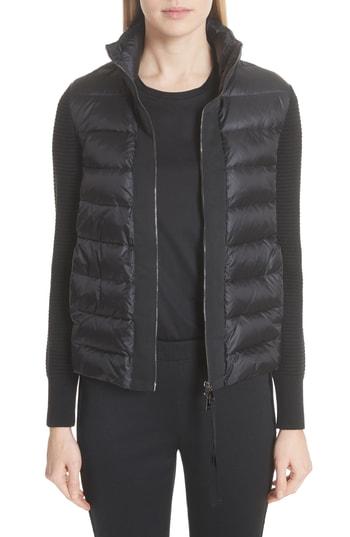 Women's Moncler Quilted Down Front Cardigan - Pink