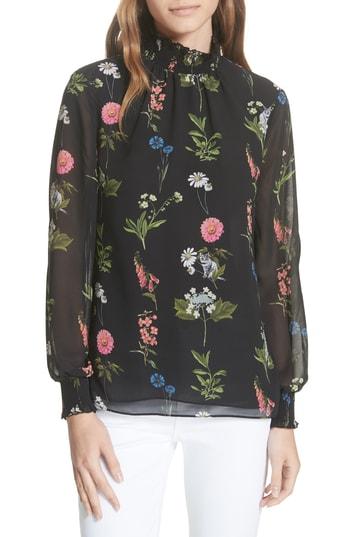 Women's Ted Baker London Taalia Florence Floral Blouse - Black