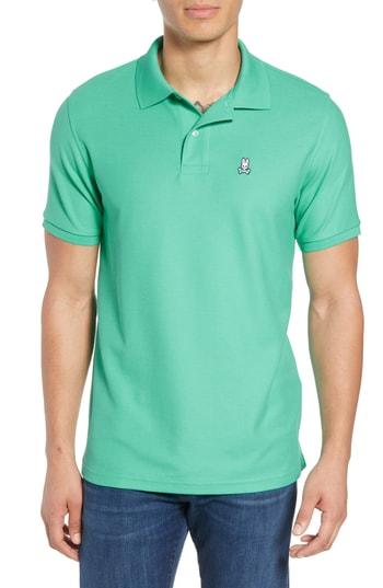 Men's Psycho Bunny Classic Pique Polo (xl) - Green