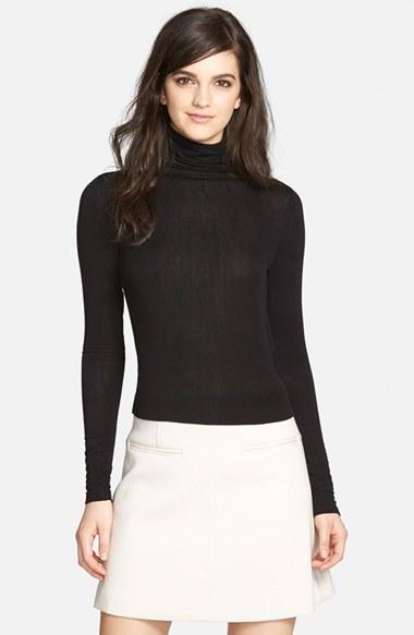 Women's Chelsea28 Layering Turtleneck, Size - Black