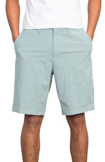 Men's Rvca Holidaze Hybrid Shorts - Green