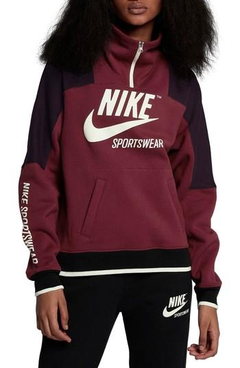 Women's Nike Sportswear Archive Hoodie - Red