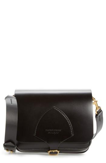 Burberry Leather Shoulder Bag - Black