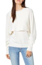 Women's Habitual Joell Popover Cashmere Sweater - White