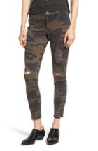 Women's Tinsel Ripped Camouflage Skinny Jeans