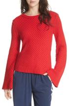 Women's Joie Lauraly Cutout Back Sweater - Red