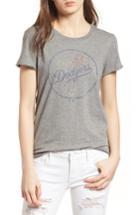 Women's '47 Los Angeles Dodgers Fader Letter Tee - Grey