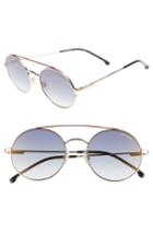 Men's Carrera Eyewear 51mm Round Sunglasses - Gold