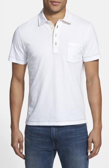 Men's Billy Reid Pensacola Slim Fit Polo - White