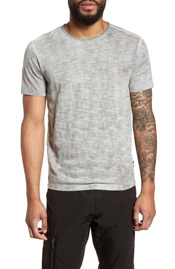 Men's John Varvatos Star Usa Slim Fit Ombre Stripe T-shirt - Grey