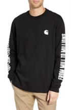 Men's Carhartt Work In Progress Long Sleeve 1989 T-shirt - Black
