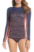 Women's Patagonia Micro Swell Rashguard - Blue