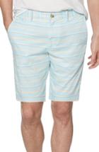 Men's Original Penguin Dobby Stripe Shorts - Blue
