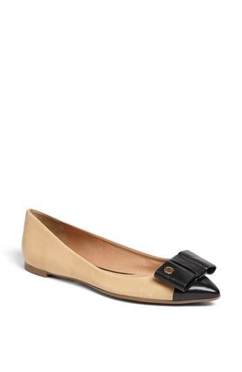 Tory Burch 'aimee' Flat (online Only) Sun Beige/