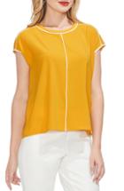 Women's Vince Camuto Cap Sleeve Top, Size - Yellow