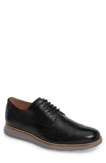 Men's Cole Haan Original Grand Wingtip W - Black