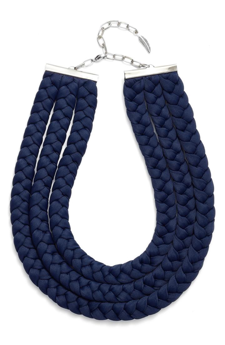 Women's The Accessory Junkie Triple Braid Necklace