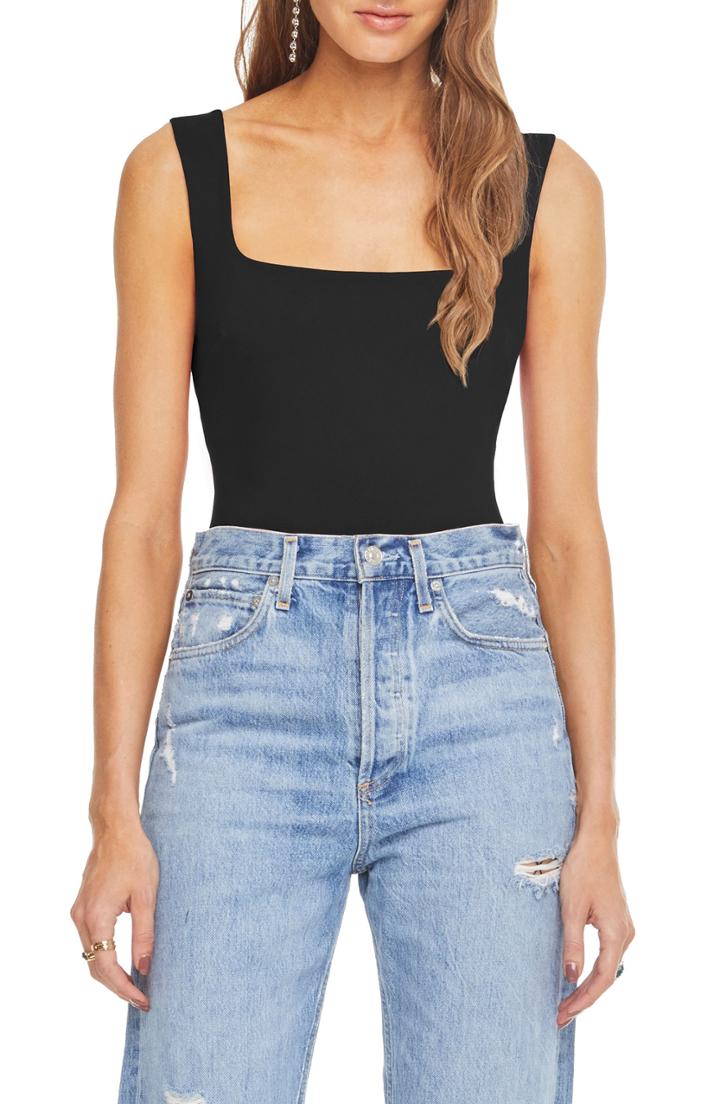 Women's Astr The Label Nellie Bodysuit - Black