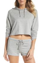 Women's Joe's French Terry Crop Hoodie - Grey