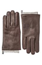 Men's Hestra 'tony' Deerksin Leather Gloves - Brown