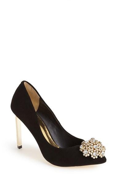 Women's Ted Baker London 'peetch' Pointy Toe Pump M - Black