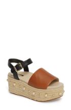 Women's Kenneth Cole New York Indra Espadrille Platform Sandal M - Brown