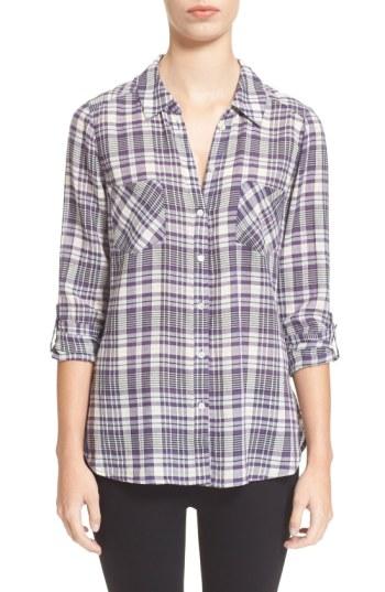 Women's Joie 'aidan' Woven Plaid Shirt