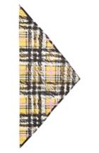 Women's Burberry Scribble Vintage Check Silk Square Scarf, Size - Yellow