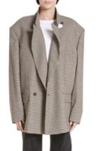 Women's Vetements Oversize Double Breasted Jacket - Brown