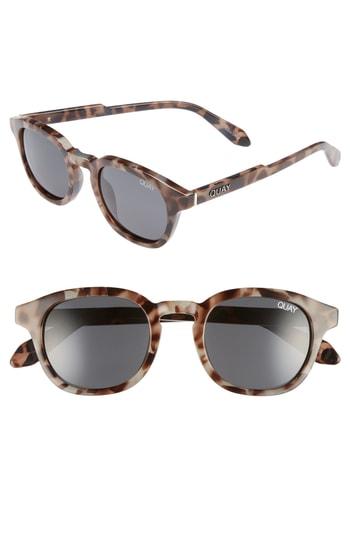 Men's Quay Australia Walk On 47mm Polarized Sunglasses - Tortoise / Smoke Lens