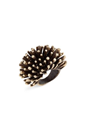 Women's The Accessory Junkie Emme Bronze Spike Ring (nordstrom Exclusive)