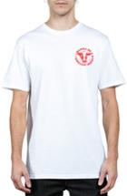 Men's Volcom X Burger Records Wannabe T-shirt, Size - White