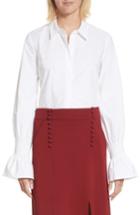 Women's A.l.c. Noely Cotton Top - White