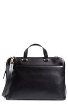 Lodis Medium Jamie Rfid Leather Briefcase - Black