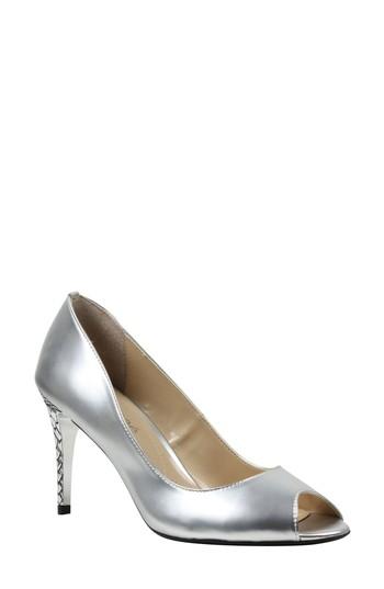 Women's J. Renee Lucera Pump .5 B - Metallic