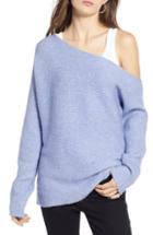 Women's 1.state Convertible Zip Neckline Sweater, Size - White