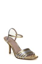 Women's Diane Von Furstenberg Federica Sandal .5 M - Metallic