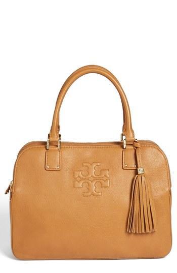 Tory Burch 'thea' Satchel Royal Tan